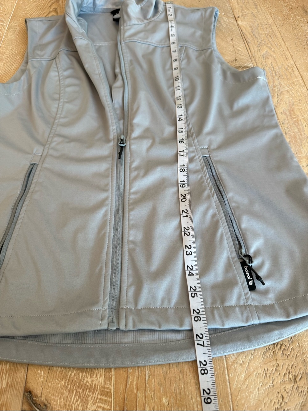 Baleaf Light Gray Women’s Softshell Vest - L - Picture 5 of 11